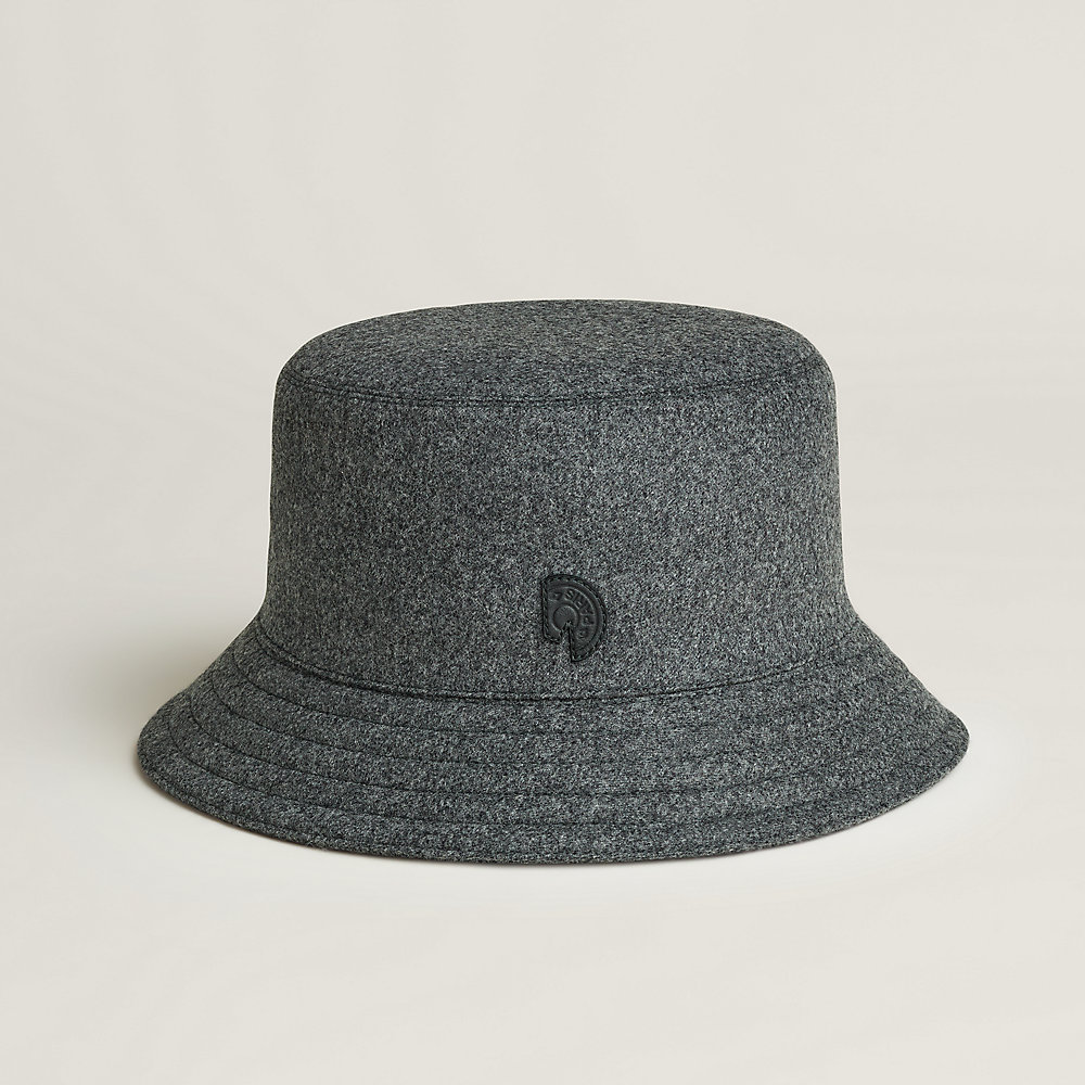 Chapeau Seau HERMÈS Fred Clou Carrousel - Taille 58 - Indigo - 100% Coton - Neuf Avec étiquettes